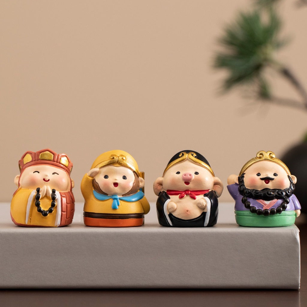 Blue Sandstone Monkey King Guardian Figurine – Journey Spirit Edition | Zen Ara Grove