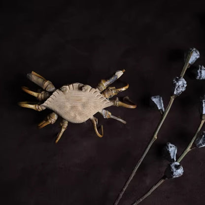 Handcrafted Bamboo Crab Sculpture – Eco-Friendly Symbol of Strength | Zen Ara Grove