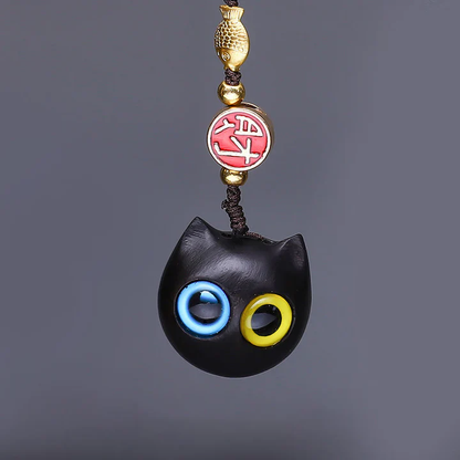 TODAY ONLY! Green Sandalwood Mini Cute Animal Rabbit Cat Deer Whale Prosperity Phone Hanging Decorations| Zen Ara Grove