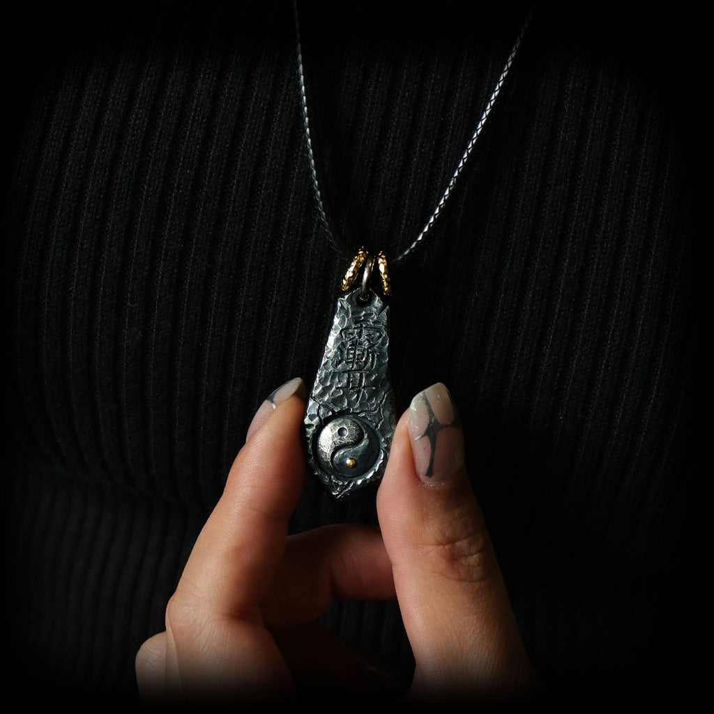 Handcrafted Copper Taiji Medallion with Big Dipper – Balance & Pure Mind | Zen Ara Grove