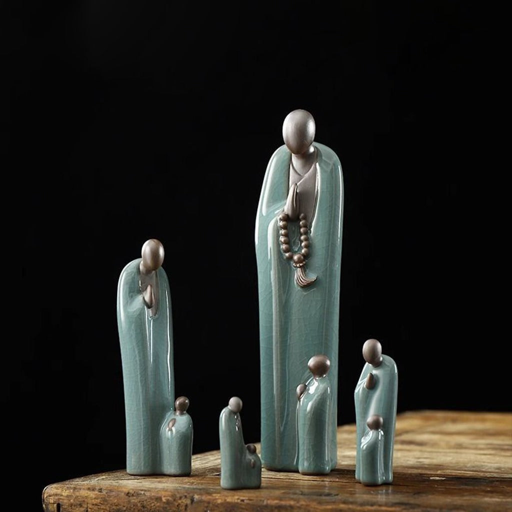 Minimalist Ceramic Formless Buddha – Serene Meditation Decor for Mindful Living | Zen Ara Grove