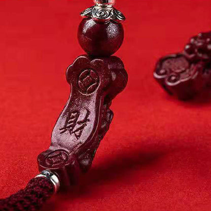 Handmade Pixiu Cinnabar Bracelet for Wealth Good Luck and Protection | Zen Ara Grove