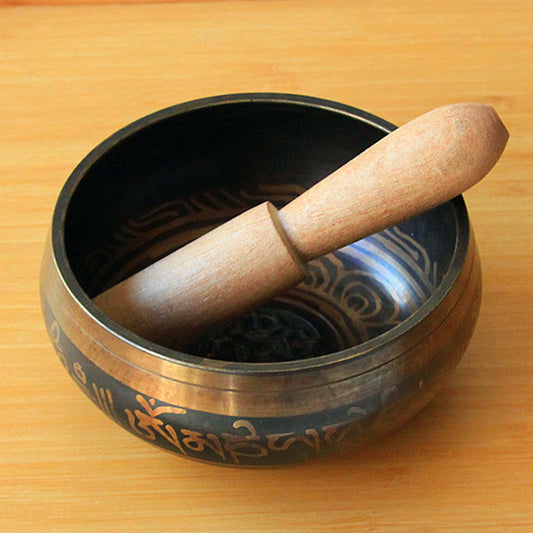 Engraved Om Mani Padme Hum Singing Bowl