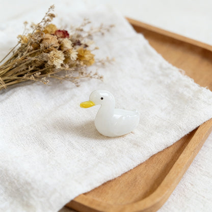 Peaceful Glass Duck Figurine – Bringing Calm Energy and Joy to Your Space | Zen Ara Grove