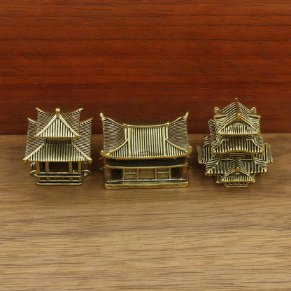 Limited Time Offer · Handcrafted Brass Miniature Pavilion Set – Symbol of Serenity and Wisdom | Zen Ara Grove