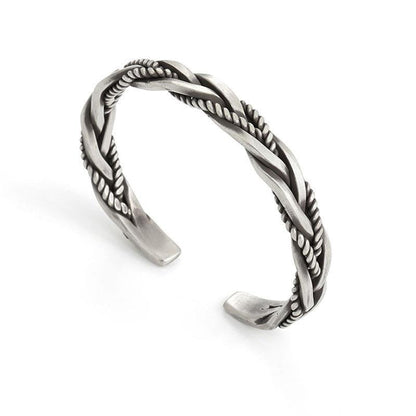 Zen Style Braided Steel Bracelet | Minimalist Twist Design | Zen Ara Grove