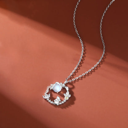 Moonstone Moon Flower Jewelry Set – Inspired by the Year of the Rabbitt | Zen Ara Grove