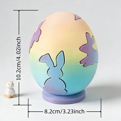 3D Printed Easter Egg Bunny Building Toy – Joy & Creativity | Zen Ara Grove