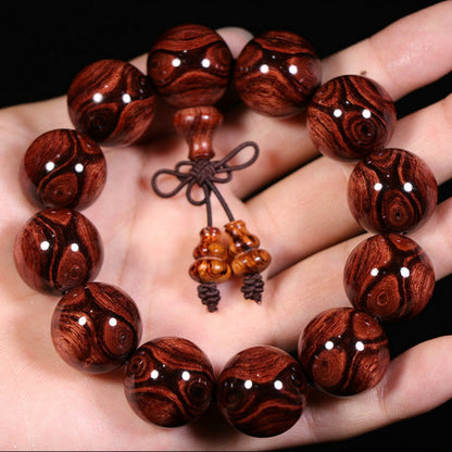 Eye-Grain Rosewood Mala Bracelet | Zen Ara Grove