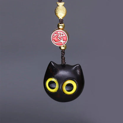 Green Sandalwood Mini Cute Animal Rabbit Cat Deer Whale Prosperity Phone Hanging Decorations| Zen Ara Grove