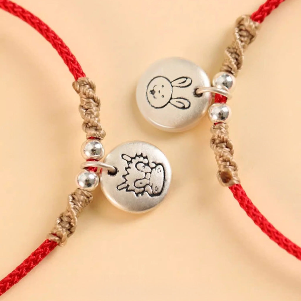 Adjustable 999 Fine Silver Zodiac Animal Bracelet — Personal Strength & Blessings | Zen Ara Grove