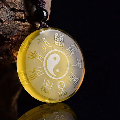Five Sacred Mountains Yin-Yang Amulet Pendant  – Balance & Protection | Zen Ara Grove