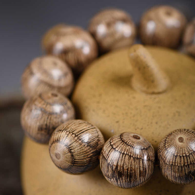 TODAY ONLY! Rattan Eagle-Eye Wood Mala Bracelet