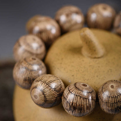 TODAY ONLY! Rattan Eagle-Eye Wood Mala Bracelet