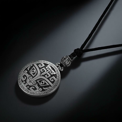 TODAY ONLY! Ancient Taotie Totem Necklace – Symbol of Bravery & Prosperity | Zen Ara Grove