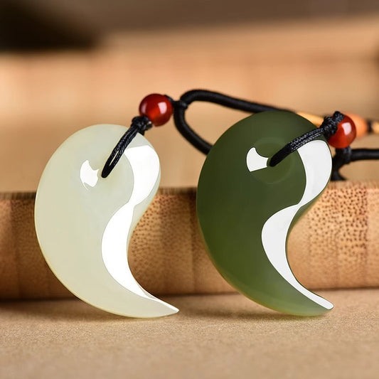 Jade Yin Yang Couple Pendant – Love & Balance | Zen Ara Grove