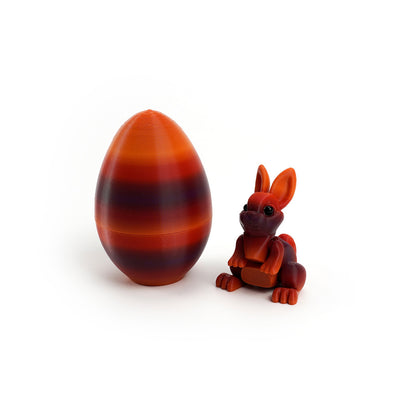 3D Printed Easter Bunny Egg Figurine – Symbol of Hope & Renewal | Zen Ara Grove