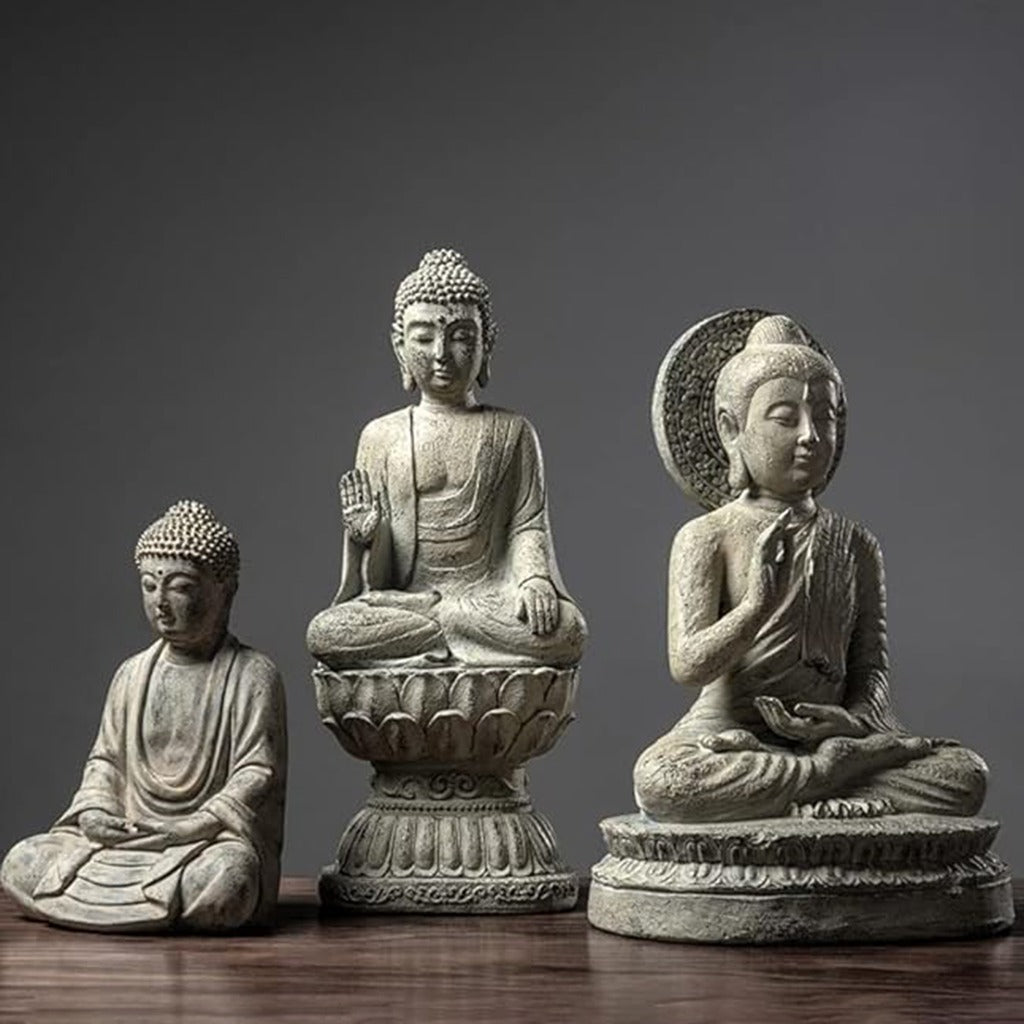 Zen Buddha Statue – Resin Meditation Figurine for Tranquil Display | Zen Ara Grove