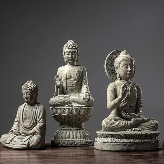 Zen Buddha Statue – Resin Meditation Figurine for Tranquil Display | Zen Ara Grove