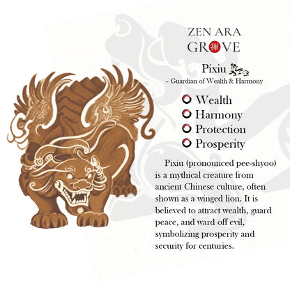 Hand-Carved Tagua Three Auspicious Beasts – Dragon, Qilin & Pixiu Figurine Set | Zen Ara Grove