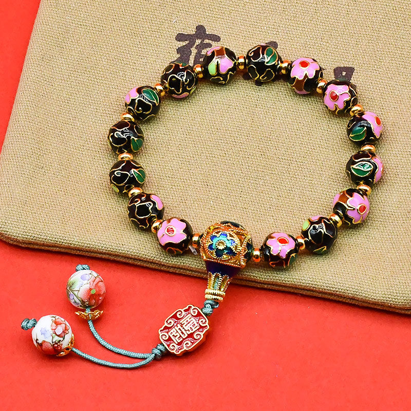 Cloisonné Enamel Bracelet · Blossoms Series