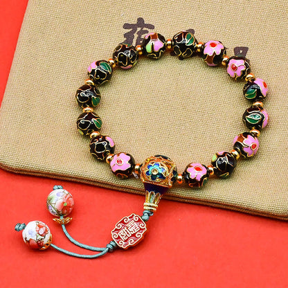 Cloisonné Enamel Bracelet · Blossoms Series