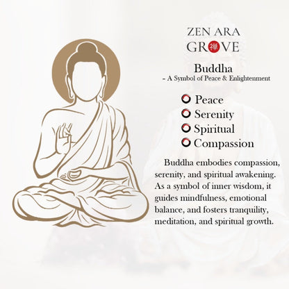 Qing Sandstone Buddha Statue for Zen Space | Zen Ara Grove