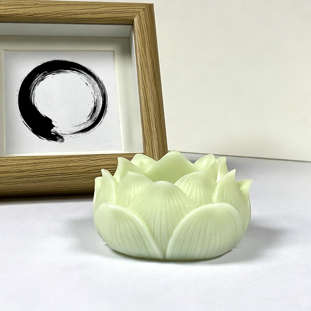 Night-Glow Lotus Buddha Statue – Bringing Light, Protection & Good Energy at Night | Zen Ara Grove