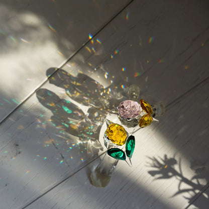 Crystal Glass Bird Figurine – A Graceful Symbol of Companionship | Zen Ara Grove