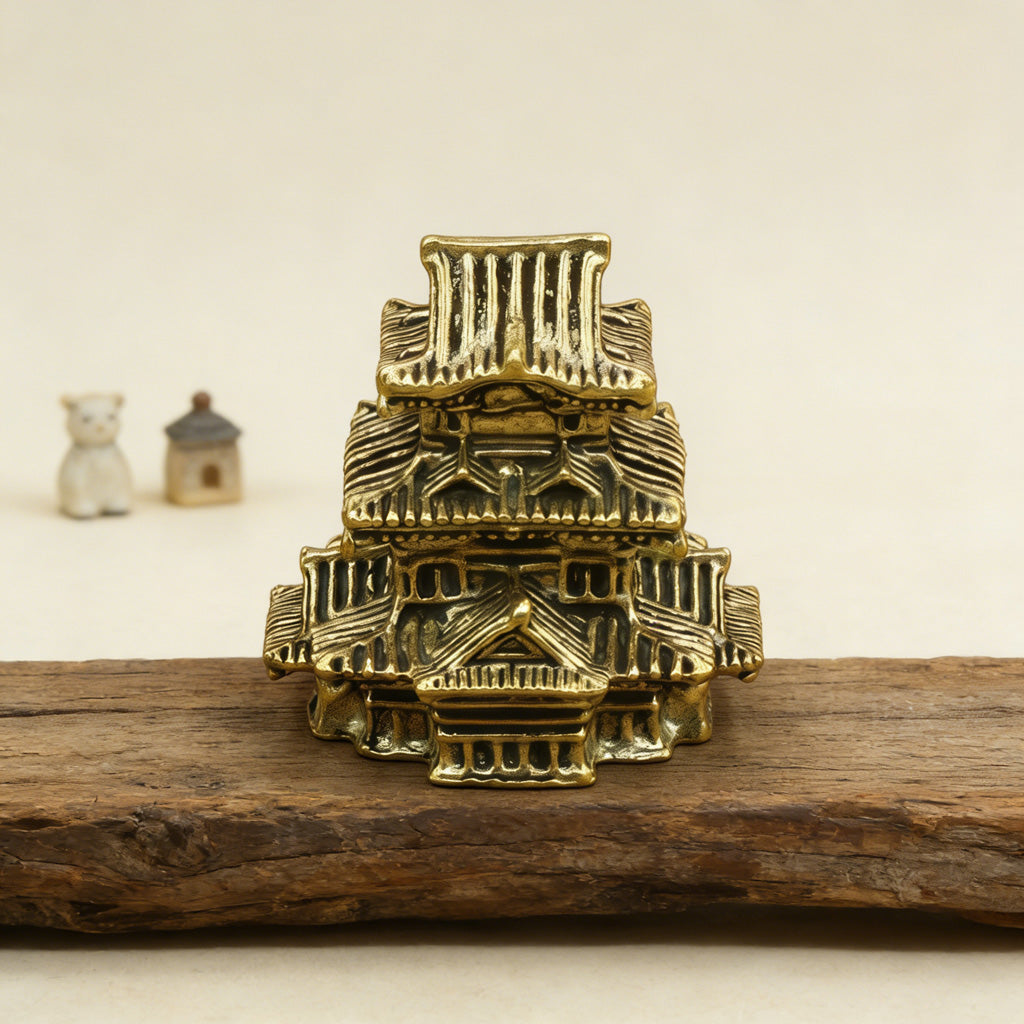 Limited Time Offer · Handcrafted Brass Miniature Pavilion Set – Symbol of Serenity and Wisdom | Zen Ara Grove