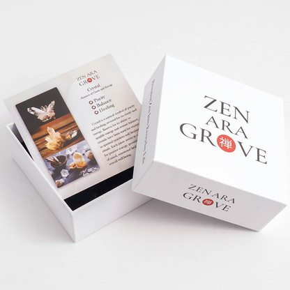Handcrafted Clear Quartz Bead Bracelet – Natural Crystal for Clarity & Energy | Zen Ara Grove