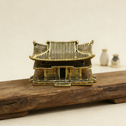 Limited Time Offer · Handcrafted Brass Miniature Pavilion Set – Symbol of Serenity and Wisdom | Zen Ara Grove