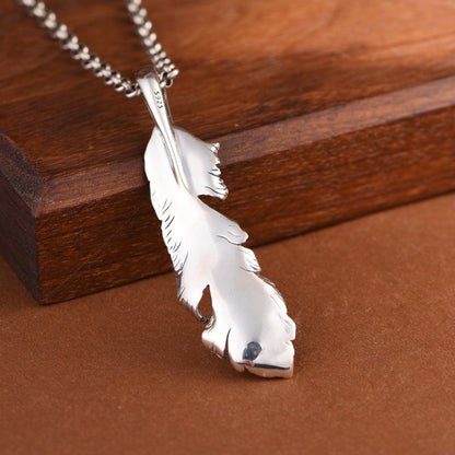 Zen Eagle Feather Pendant – Strength & Freedom | Zen Ara Grove