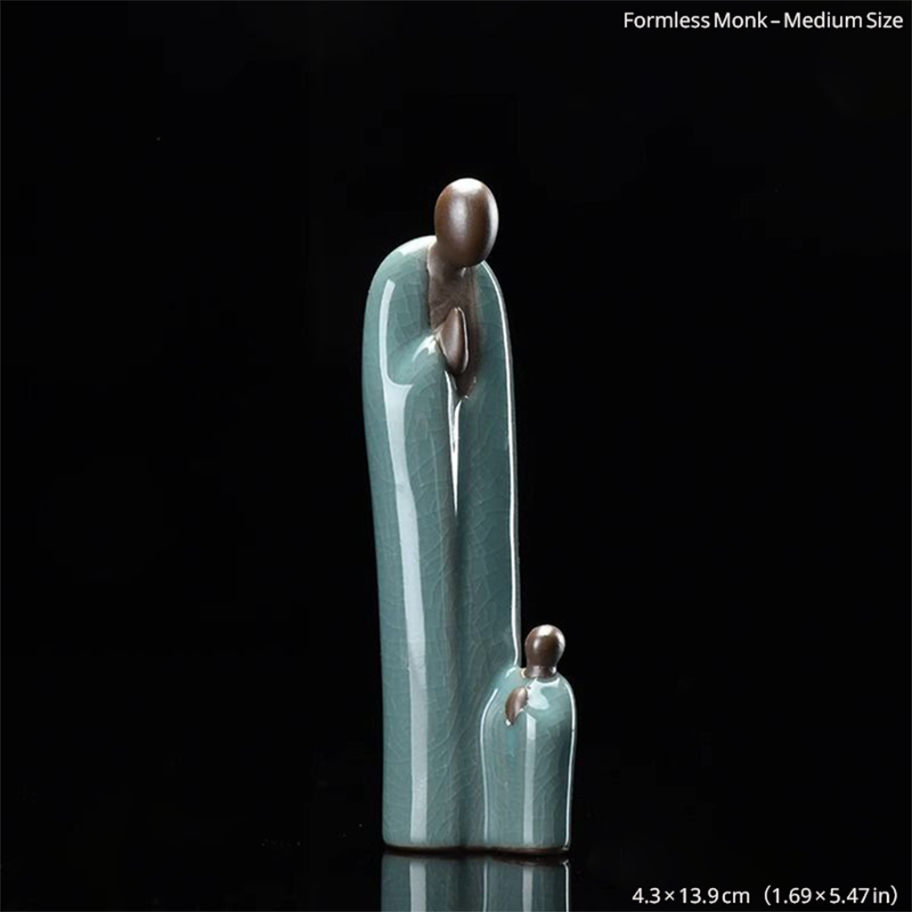 Minimalist Ceramic Formless Buddha – Serene Meditation Decor for Mindful Living | Zen Ara Grove