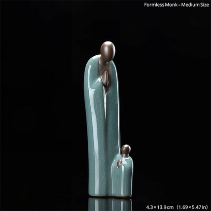 Minimalist Ceramic Formless Buddha – Serene Meditation Decor for Mindful Living | Zen Ara Grove