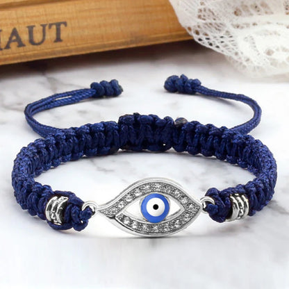 Adjustable Evil Eye Cord Bracelet – Ward Off Negativity, Invite Good Fortune | Zen Ara Grove