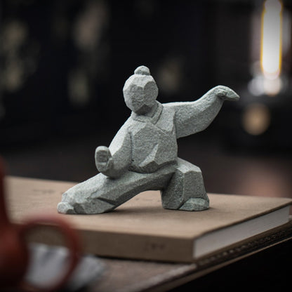 Tai Chi Kung Fu Creative Figurine Set | Zen Ara Grove