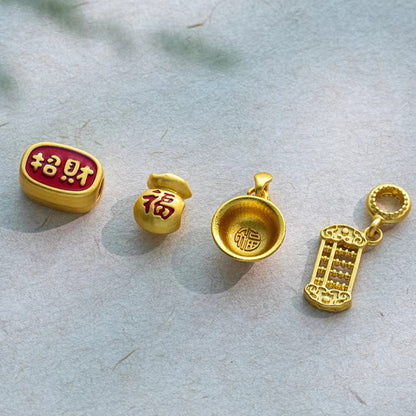 DIY Handwoven Red Cord Bracelet with Gold-Tone Fortune Bead – Make Your Own Lucky Charm | Zen Ara Grove