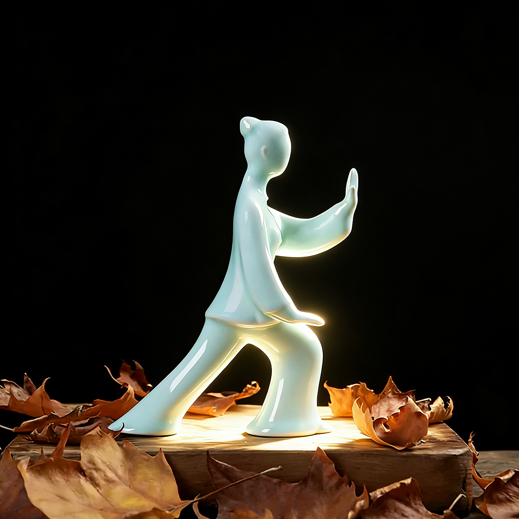 Elegant Female Tai Chi Master Figurine – Grace in Motion | Zen Ara Grove