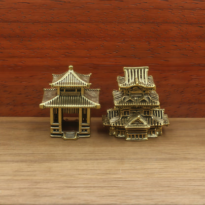 Limited Time Offer · Handcrafted Brass Miniature Pavilion Set – Symbol of Serenity and Wisdom | Zen Ara Grove