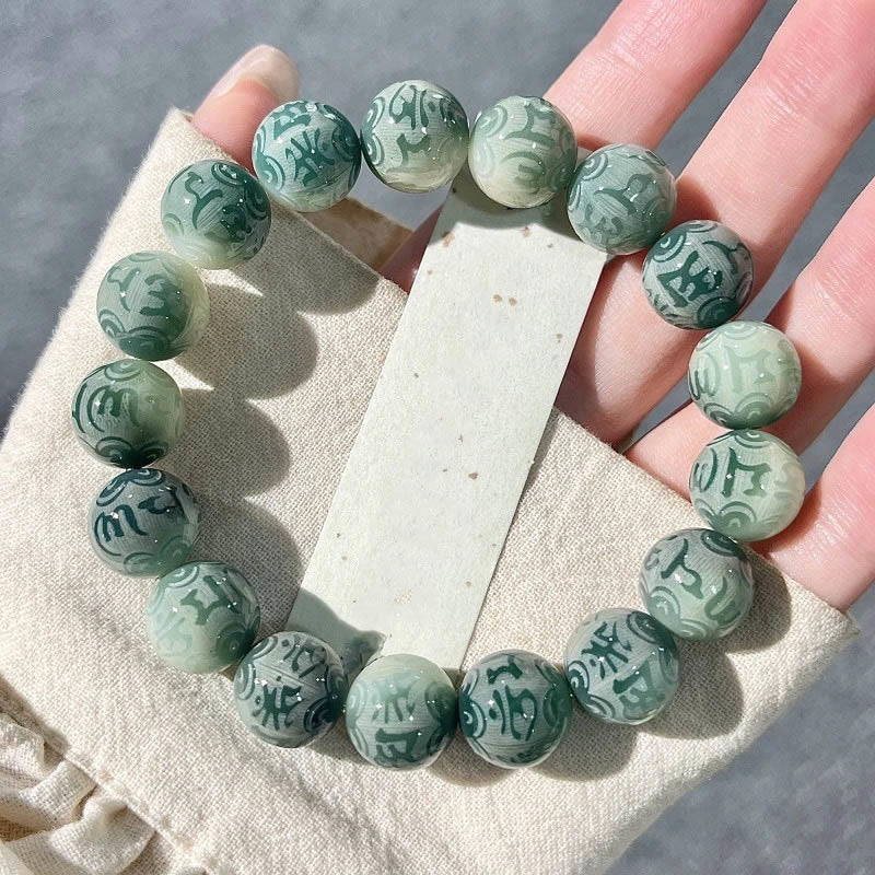 LIMITED TIME OFFER · Bodhi Seed Zodiac Buddha Bracelet — Engraved Om Mani Padme Hum | Zen Ara Grove