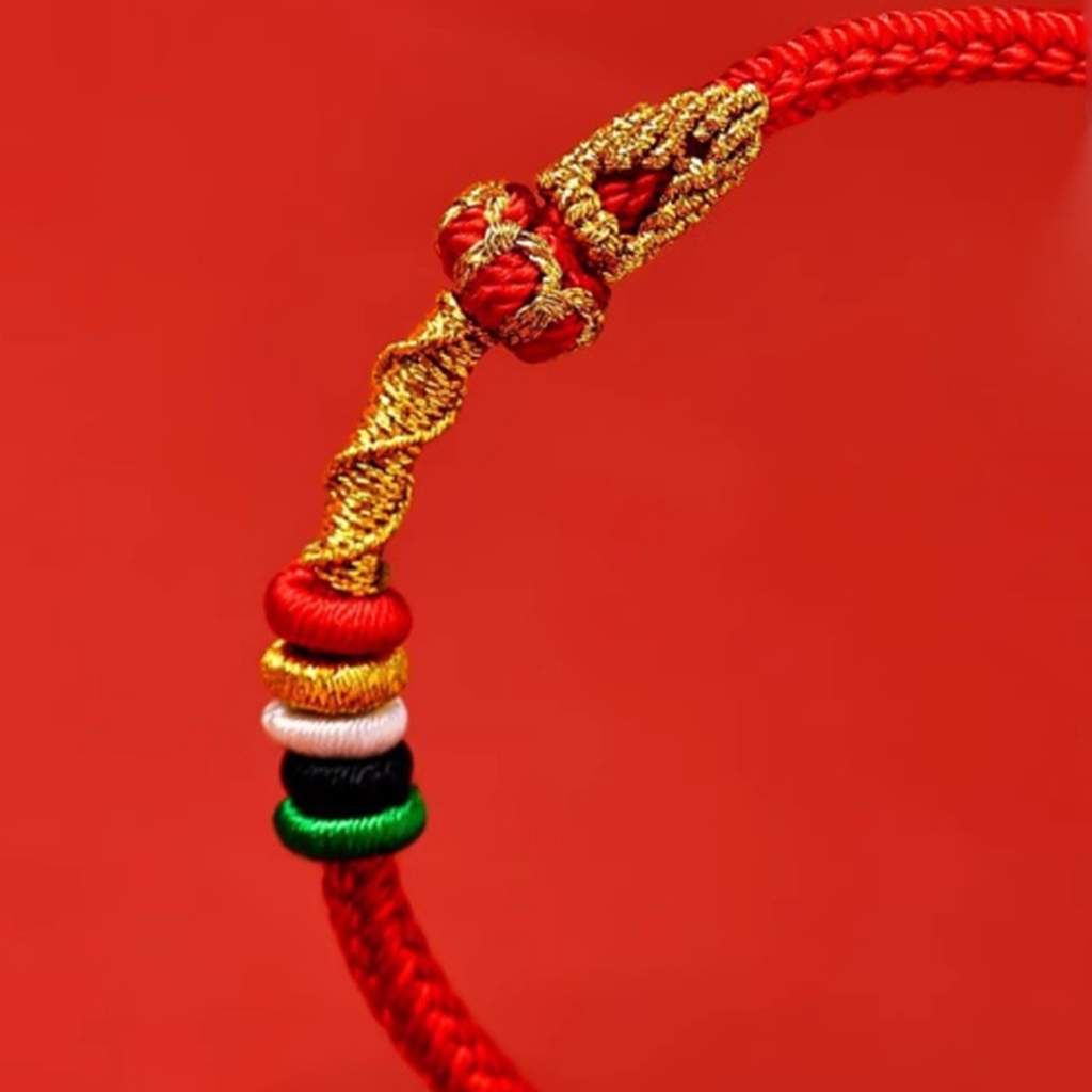 Handwoven Red Cord Bracelet – Symbol of Luck and Protection | Zen Ara Grove