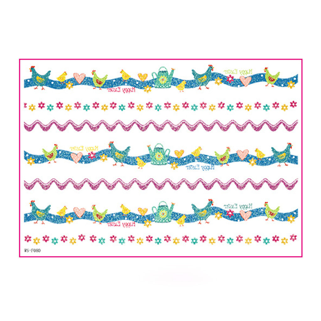 Glitter Easter Temporary Tattoos for Kids – Joy & Sparkle | Zen Ara Grove
