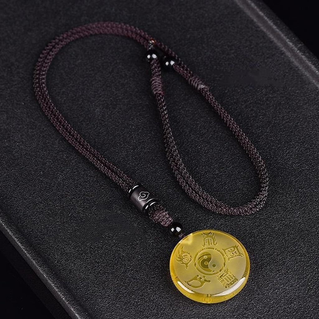 Five Sacred Mountains Yin-Yang Amulet Pendant  – Balance & Protection | Zen Ara Grove