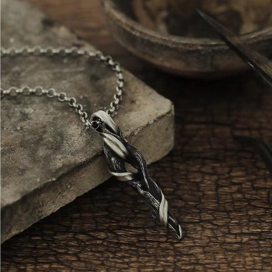 Tranquil Driftwood Necklace – Calm & Mindfulness | Zen Ara Grove