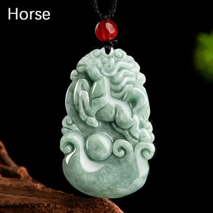Chinese Zodiac Jade Pendant – Eternal Blessing & Protection | Zen Ara Grove