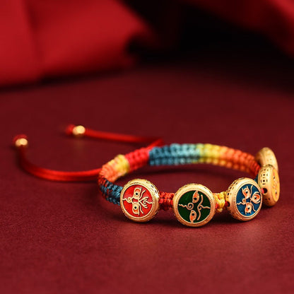 Tibetan-Inspired Five Blessings  Bracelet