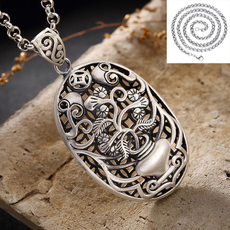 Meditative Plant Pendant – Simple Grace, Deep Calm | Zen Ara Grove