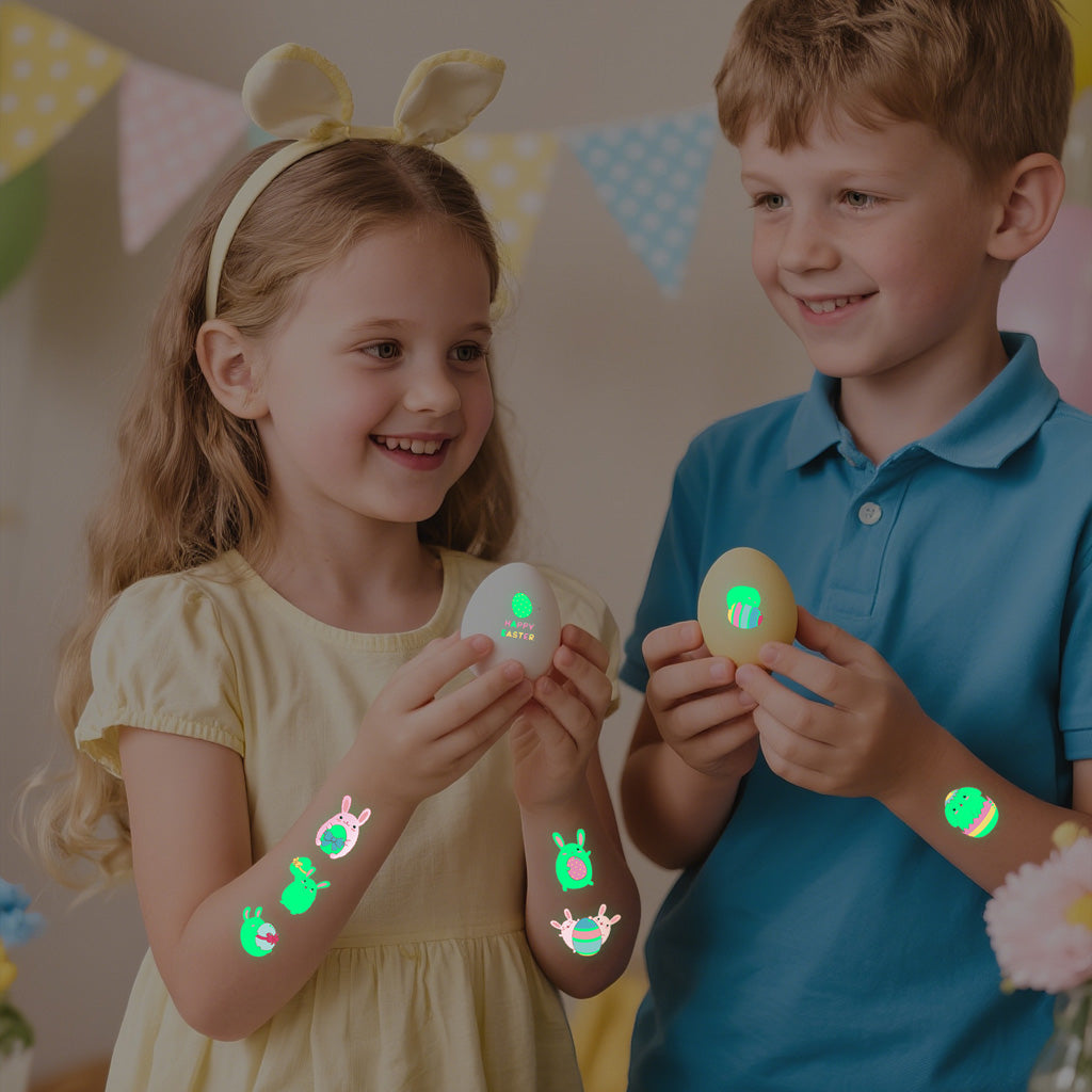 Glow‑in‑the‑Dark Easter Tattoo Stickers – Fun & Creativity | Zen Ara Grove