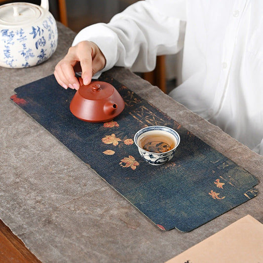 Dual Zen Teapot Mat Set · Mountain & Wave